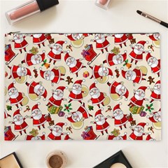 Santa Claus Patterns, Christmas Decorations Cosmetic Bag (xxl) by kyorashop23