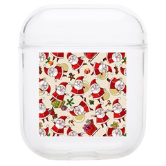 Santa Claus Patterns, Christmas Decorations Soft Tpu Airpods 1/2 Case by kyorashop23