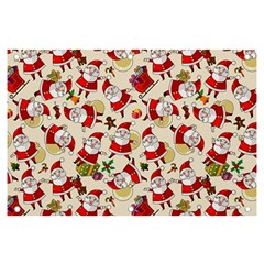 Santa Claus Patterns, Christmas Decorations Banner And Sign 6  X 4  by kyorashop23