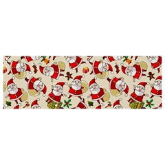 Santa Claus Patterns, Christmas Decorations Banner And Sign 9  X 3  by kyorashop23