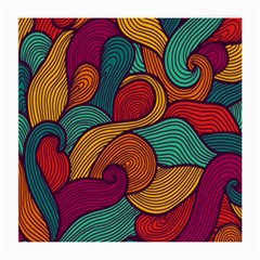 Swirly, Abstract, Multi Colored, Pattern, Medium Glasses Cloth