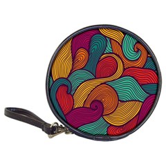 Swirly, Abstract, Multi Colored, Pattern, Classic 20-CD Wallets