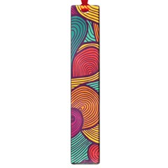 Swirly, Abstract, Multi Colored, Pattern, Large Book Marks