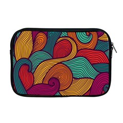 Swirly, Abstract, Multi Colored, Pattern, Apple MacBook Pro 17  Zipper Case