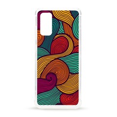 Swirly, Abstract, Multi Colored, Pattern, Samsung Galaxy S20 6 2 Inch Tpu Uv Case by kyorashop23