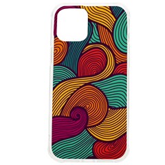 Swirly, Abstract, Multi Colored, Pattern, Iphone 12 Pro Max Tpu Uv Print Case by kyorashop23