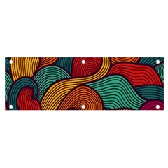 Swirly, Abstract, Multi Colored, Pattern, Banner and Sign 6  x 2 