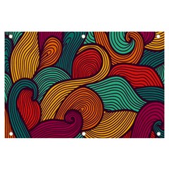 Swirly, Abstract, Multi Colored, Pattern, Banner and Sign 6  x 4 