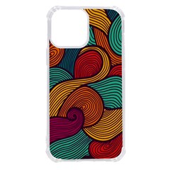 Swirly, Abstract, Multi Colored, Pattern, Iphone 13 Pro Max Tpu Uv Print Case by kyorashop23