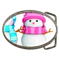 Two Snowmen, Belt Buckles by kyorashop23