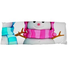 Two Snowmen, Body Pillow Case Dakimakura (two Sides) by kyorashop23