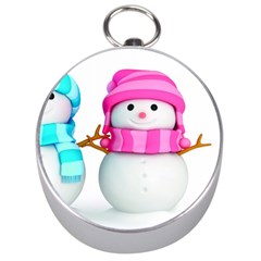 Two Snowmen, Silver Compasses by kyorashop23