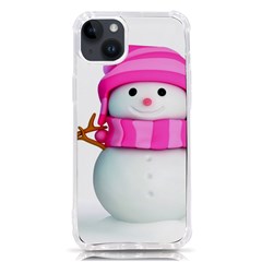 Two Snowmen, Iphone 14 Plus Tpu Uv Print Case by kyorashop23