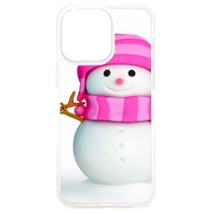 Two Snowmen, Iphone 15 Pro Max Tpu Uv Print Case by kyorashop23