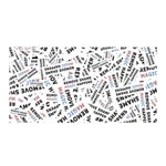 Embrace The Magic Inspirational Phrase Pattern Satin Wrap 35  x 70  Front