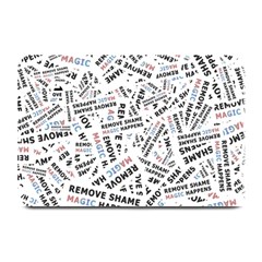 Embrace The Magic Inspirational Phrase Pattern Plate Mats by dflcprintsclothing