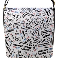 Embrace The Magic Inspirational Phrase Pattern Flap Closure Messenger Bag (s) by dflcprintsclothing