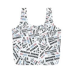 Embrace The Magic Inspirational Phrase Pattern Full Print Recycle Bag (m) by dflcprintsclothing