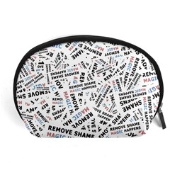 Embrace The Magic Inspirational Phrase Pattern Accessory Pouch (large) by dflcprintsclothing