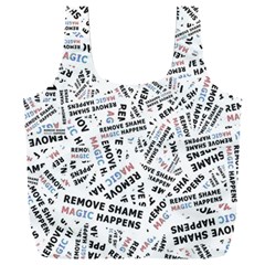 Embrace The Magic Inspirational Phrase Pattern Full Print Recycle Bag (xxl) by dflcprintsclothing