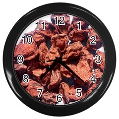 Red Salty Plums On Wall Clock (black) by SaltyPlums2024