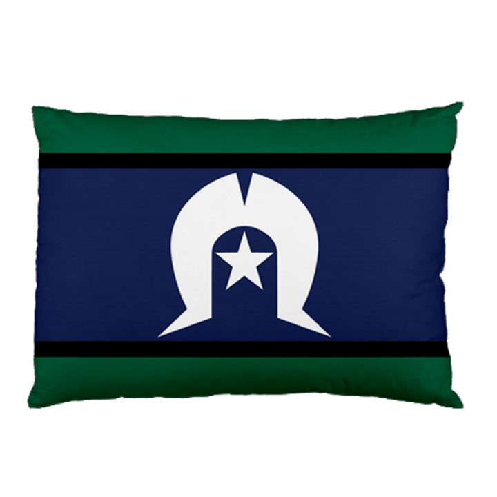 Torres Strait (Zenadth Kes) flag on Pillow Case (Two Sides)