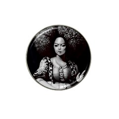 Vintage Afro Style Doll Illustration (ia&human) Hat Clip Ball Marker