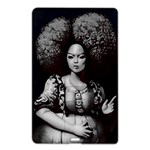 Vintage afro style doll illustration (IA&Human) Name Card Style USB Flash Drive Front