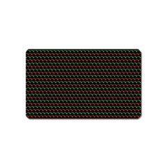 Geometric Abstract Pattern Line Magnet (name Card)