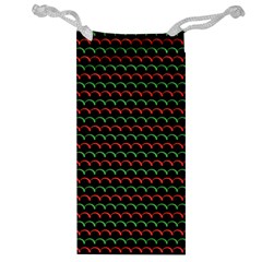 Geometric Abstract Pattern Line Jewelry Bag