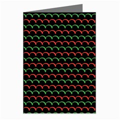 Geometric Abstract Pattern Line Greeting Cards (pkg Of 8)