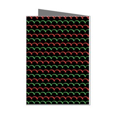 Geometric Abstract Pattern Line Mini Greeting Cards (pkg Of 8)