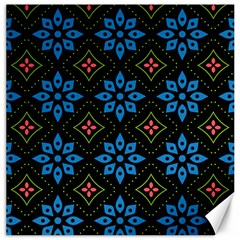 Flower Pattern Flora Floral Seamless Canvas 12  X 12  by Salmanaz77