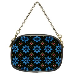 Flower Pattern Flora Floral Seamless Chain Purse (one Side) by Salmanaz77