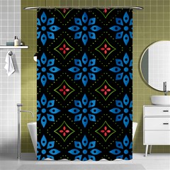 Flower Pattern Flora Floral Seamless Shower Curtain 48  X 72  (small)  by Salmanaz77