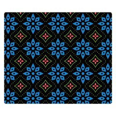 Flower Pattern Flora Floral Seamless Premium Plush Fleece Blanket (small) by Salmanaz77