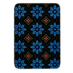 Flower Pattern Flora Floral Seamless Rectangular Glass Fridge Magnet (4 Pack) by Salmanaz77