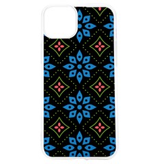 Flower Pattern Flora Floral Seamless Iphone 15 Tpu Uv Print Case