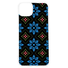 Flower Pattern Flora Floral Seamless Iphone 15 Pro Tpu Uv Print Case by Salmanaz77