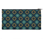 Flowers Pattern Design Abstract Pencil Case Back