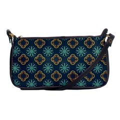 Flowers Pattern Design Abstract Shoulder Clutch Bag by Salmanaz77