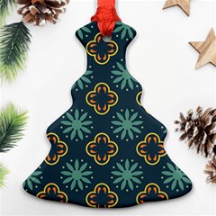 Flowers Pattern Design Abstract Ornament (christmas Tree) 