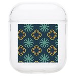 Flowers Pattern Design Abstract Soft TPU AirPods 1/2 Case Front