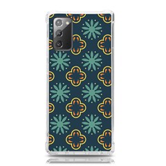 Flowers Pattern Design Abstract Samsung Galaxy Note 20 Tpu Uv Case by Salmanaz77