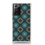 Flowers Pattern Design Abstract Samsung Galaxy Note 20 Ultra TPU UV Case Front