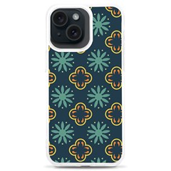 Flowers Pattern Design Abstract Iphone 15 Plus Tpu Uv Print Case by Salmanaz77