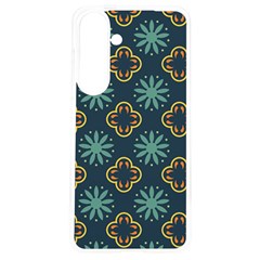 Flowers Pattern Design Abstract Samsung Galaxy S24 6 2 Inch Tpu Uv Case