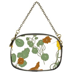 Nasturtium Flowers Plant Leaves Chain Purse (one Side) by Salmanaz77