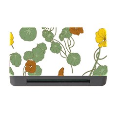 Nasturtium Flowers Plant Leaves Memory Card Reader With Cf by Salmanaz77