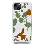 Nasturtium Flowers Plant Leaves iPhone 14 Plus TPU UV Print Case Front